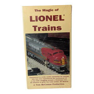 The Magic of Lionel Trains - VHS About Lionel Model Trains - Brand New - Sealed